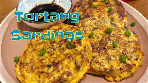 How To Cook Tortang Sardinas L Tipid Ulam L Sardines Recipe Filipino