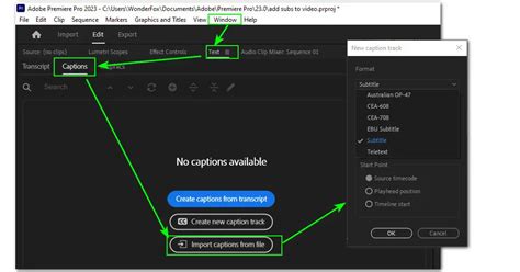 Beginner Guide How To Add Subtitles In Premiere Pro