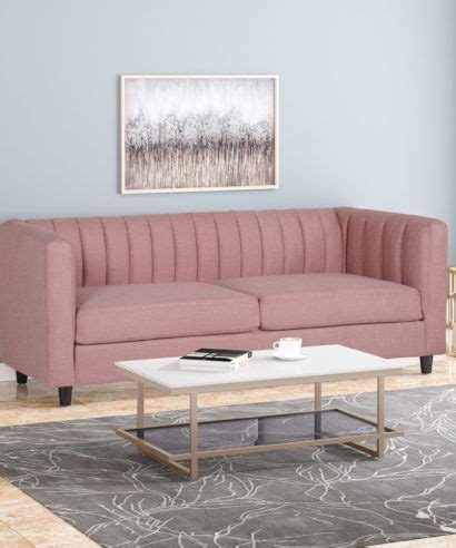 SAN Contemporary Channel Stitched 3 Seater Sofa Sanfurniture Ae