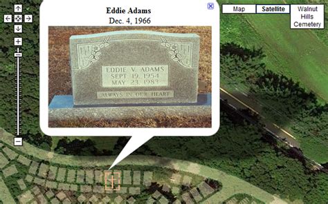 Cemetery Mapping via Google Maps