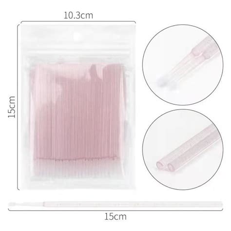 COTON TIGE CURE OREILLE 100PCS PK Micro Brosse Jetable Pour