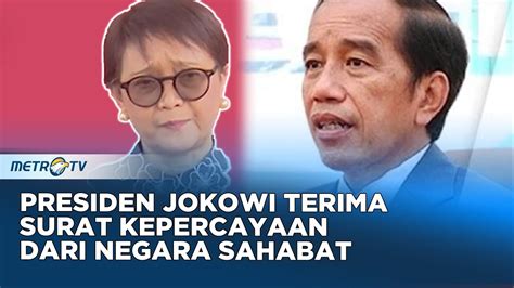 Presiden Joko Widodo Terima Surat Kepercayaan Dari 10 Negara Sahabat