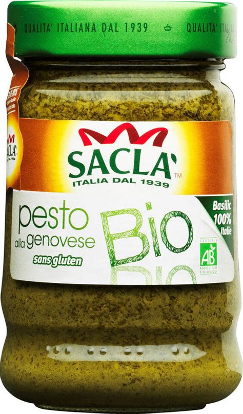 SAUCE PESTO ALLA GENOVESE BIO Saclà 190 g