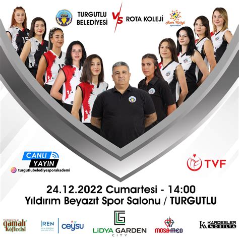 Turgutlu Belediyesi Kadın Voleybol Takımı Rota Kolejini Konuk Edecek