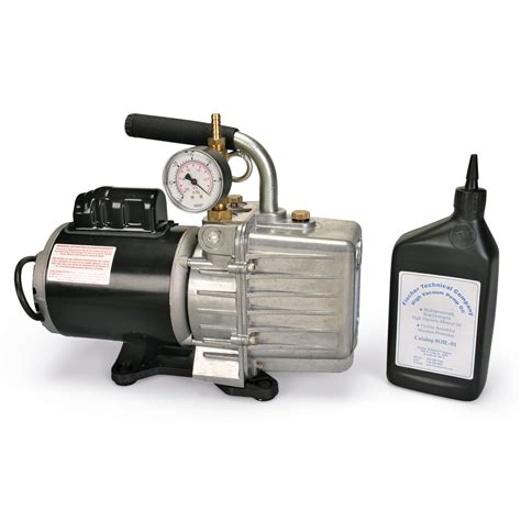 Two-Stage Vacuum Pump with Gauge | Carolina Biological Supply