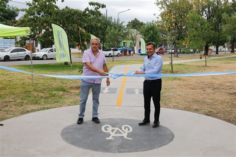 Giuliano Inaugur En Chascom S Una Red De V As Seguras Que Beneficia A