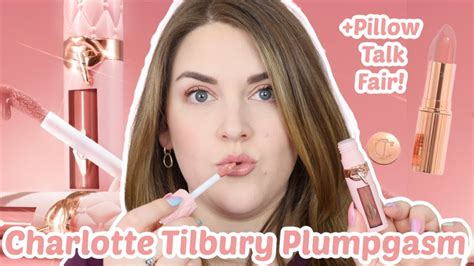 Charlotte Tilbury Pillow Talk Big Lip Plumpgasm Lip Gloss And New