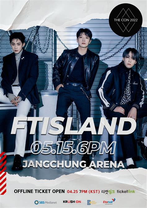 FTISLAND "THE CON 2022" Concert: Ticket Details - Discover Latest K-Pop News, K-Drama Updates ...