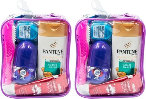 Walfort Kit De Viaje Para Mujer Incluye Cepillo Pasta E Hilo Dental