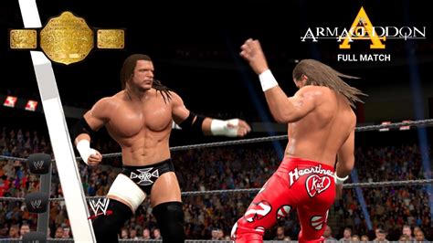 Wwe K Shawn Michaels Vs Triple H Three Stages Of Hell Match