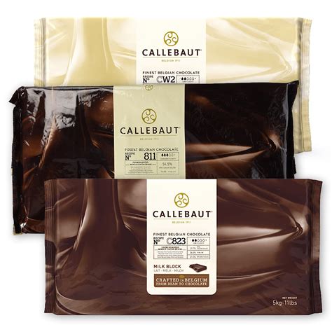 Callebaut Belgian Chocolate Bars 11 Lb Nut Tos