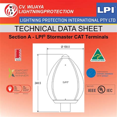 Jual Penangkal Petir LPI Guardian CAT II LPI Guardian CAT 2