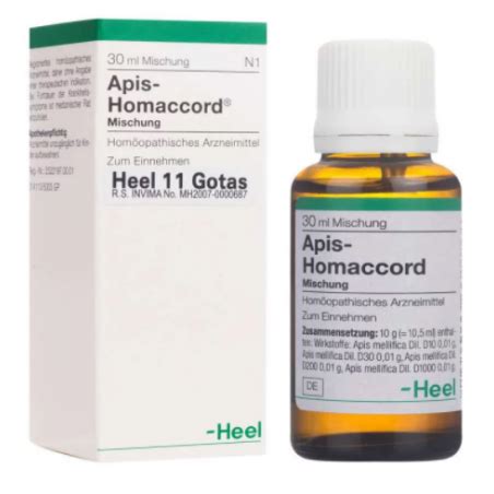 Apis Homaccord Gotas Medicamento Homeop Tico Naturales Web