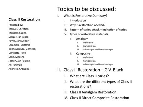 Class ii restoration | PPTX