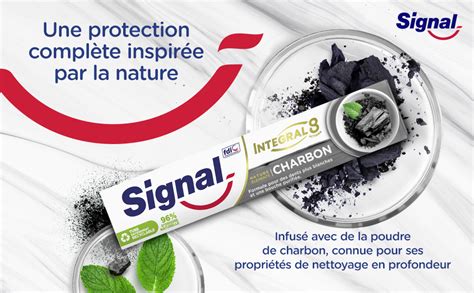 Signal Nature Elements Dentifrice Charbon Blancheur Et Detox Tube De