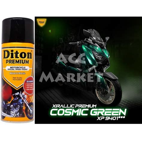 Jual Pilox Diton Premium Pilok Pylox Hijau Xirallic Cosmic Green 9401