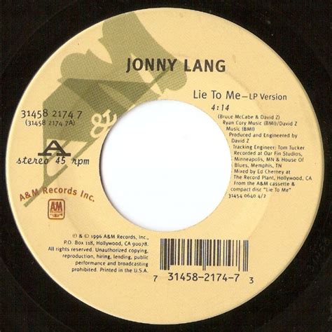 Jonny Lang vinyl, 231 LP records & CD found on CDandLP