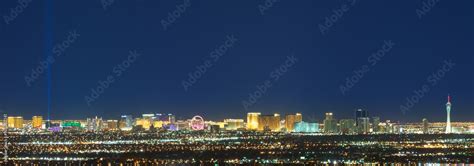 Las Vegas Skyline Stock Photo | Adobe Stock