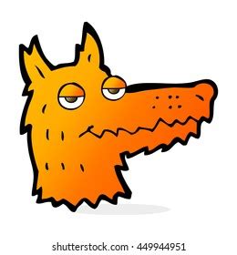 Cartoon Fox Head Stock Illustration 449944951 | Shutterstock