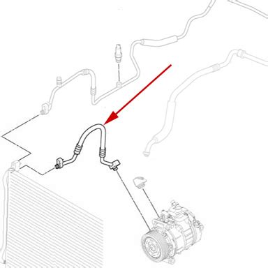 Genuine Bmw Ac Pressure Hose Condenser Compressor E E E M