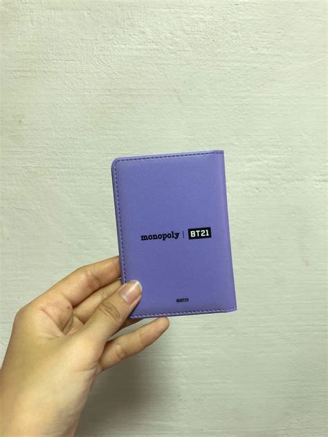 Bt X Monopoly Koya Foldable Card Holder Hobbies Toys Memorabilia