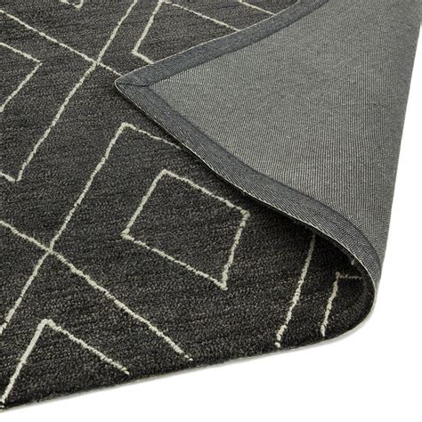 Nomad Rugs Nomad Rug Dark Grey Express Rugs UK