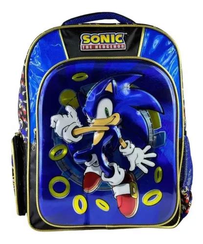 Mochila Ruz Sonic D Original Tama O Primaria Env O Gratis