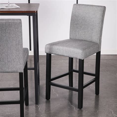 Gotminsi Counter Height Bar Stool Classic Upholstered 24 Inches