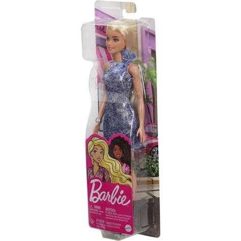 Barbie Baba Csillogó Kék Party Ruhában Gyerekajándék