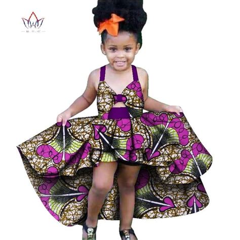 Africa Children Dashiki Girls Dresses African Dresses For Kids Cute