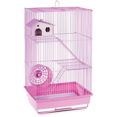 Prevue Pet Products 3 Story Hamster And Gerbil Cage Pink