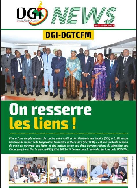 Dgi News N Juillet Direction G N Rale Des Imp Ts Dgi