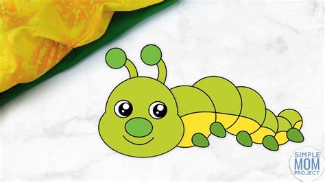 Free Printable Caterpillar Craft Template Simple Mom Project