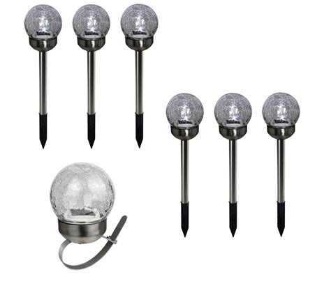 LAMPY SOLARNE Ogrodowe KULE Wbijane INOX Lampki X6 Inox6 Cena