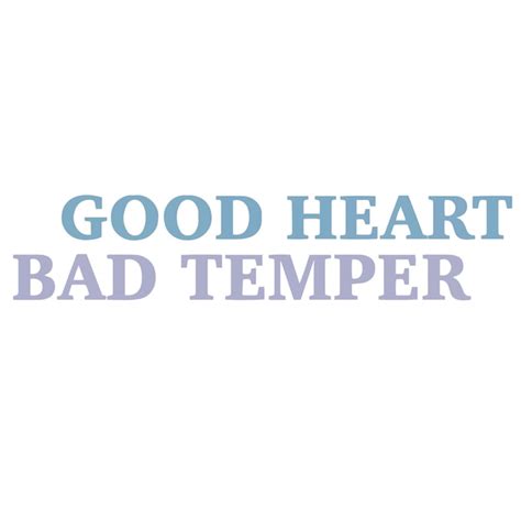 Premium Vector Good Heart Bad Temper Illustration