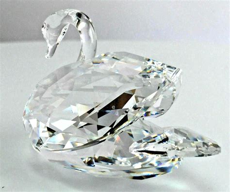 Swarovski Crystal Large Swan Figurine 10005 Nos Nib Ebay