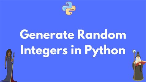 Generate Random Integers Between X And Y In Python Youtube