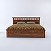 GANPATI ARTS Sheesham Wood Armania King Size Bed With Box Storage For