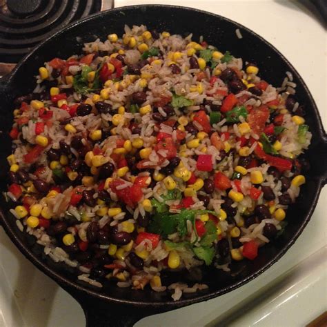 Black Bean And Rice Salad Recipe Allrecipes