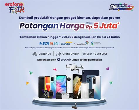 Tawarkan Potongan Harga Erajaya Digital Gelar Erafone Fair