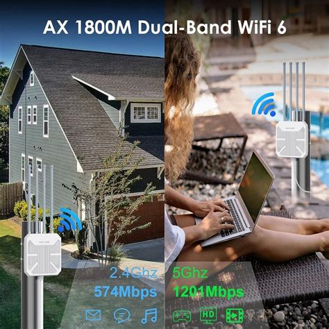 Wavlink Wn Hx Wifi Ax Ip Waterproof Outdoor Dual Band