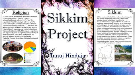 Sikkim Project CBSE Art Integrated Project YouTube