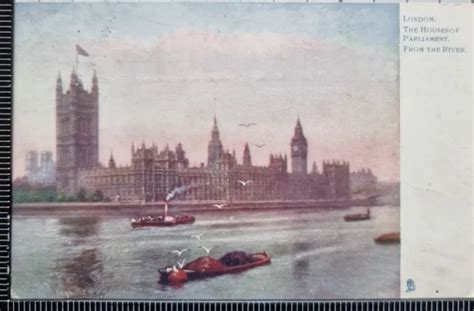 ANCIENNE CARTE POSTALE 1904 London The Maisons De Parlement De La