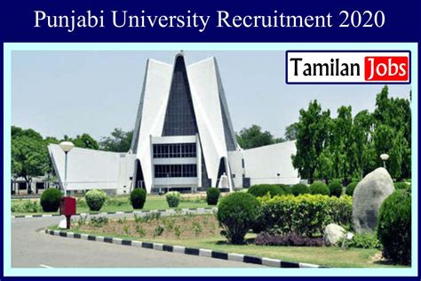 Punjabi University Recruitment 2020 Out Project Assistant Jobs