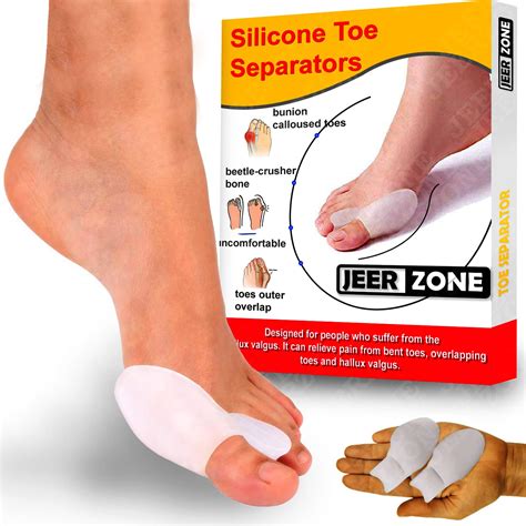 Gel Big Toe Bunion Guards And Toe Spreaders Bunion Pads Two Pack Big