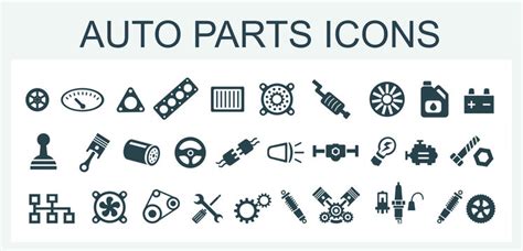 Vehicle Spare Parts Icon | Reviewmotors.co