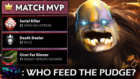 OVER FOR DINNER Pudge God Mode 20 Kills Perfect Game Genius Pudge