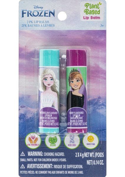 Townley Girl Disney Frozen 2 Pk Lip Balm Plant Based