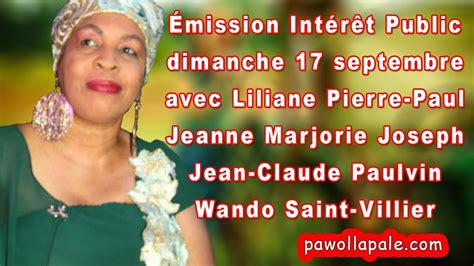 Dimanche Septembre Mission Int R T Public Avec Liliane