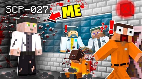 I Became Scp 027 In Minecraft Minecraft Trolling Video Youtube